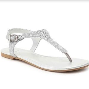 Silver Sparkle Sandal